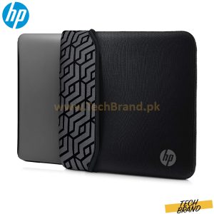 HP 15.6 Chroma CMF Geo Neoprene Reversible Laptop Sleeve Gray/Black 2TX17AA#ABB