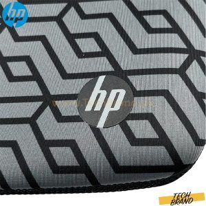 HP 15.6 Chroma CMF Geo Neoprene Reversible Laptop Sleeve Gray/Black 2TX17AA#ABB