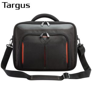 Targus Classic 17-18" Clamshell Laptop Bag - Black/Red