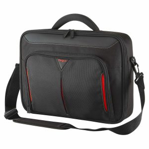 Targus Classic 17-18" Clamshell Laptop Bag - Black/Red