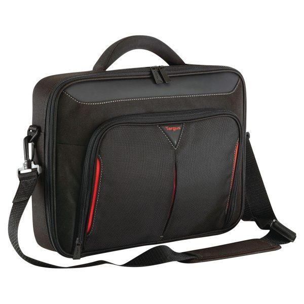 Targus Classic 17-18" Clamshell Laptop Bag - Black/Red