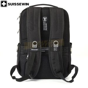 SUISSEWIN Men’s Backpack Women’s Large Capacity Business Multifunctional Computer Bag SN9662