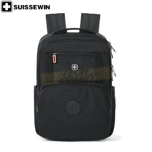 SUISSEWIN Men’s Backpack Women’s Large Capacity Business Multifunctional Computer Bag SN9662