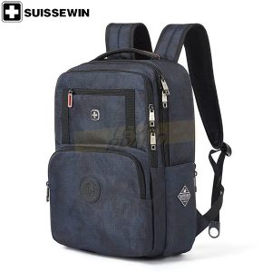 SUISSEWIN Men’s Backpack Women’s Large Capacity Business Multifunctional Computer Bag SN9662