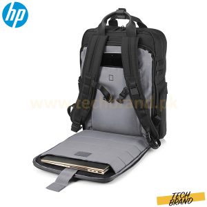 HP ENVY Urban 15.6 Inch Backpack (TSA Compliant Notebook Compartment, Hard Case, RFID Compartment, Rain Cover, Trolley Passage), Black