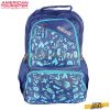 American Tourister Doodle 01 Blue School Backpack For Girls & Boys