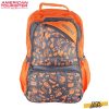 AMERICAN TOURISTER Large 35 L Backpack Doodle 01 Orange School Backpack For Girls & Boys