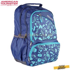 American Tourister Doodle 01 Blue School Backpack For Girls & Boys