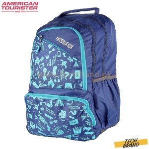 American Tourister Doodle 01 Blue School Backpack For Girls & Boys