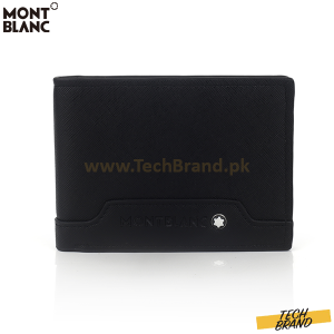 MONTBLANC LUXURY LEATHER WALLET 6CC BLACK