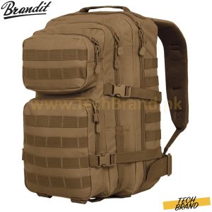 Brandit® Backpack US Cooper Medium – Camel 25L