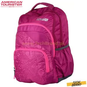 American Tourister 28 L Raspberry Doodle Unisex Backpack