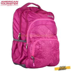 American Tourister 28 L Raspberry Doodle Unisex Backpack