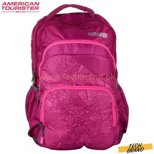 American Tourister 28 L Raspberry Doodle Unisex Backpack