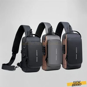 Fashion Crossbody Bag Anti-theft Sling Backpack With Password Lock