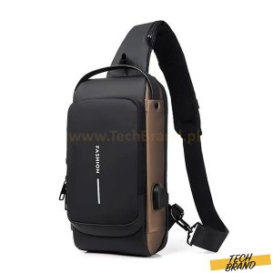 Fashion Crossbody Bag Anti-theft Sling Backpack With Password Lock