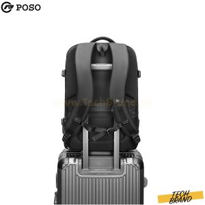 POSO 17.3 LAPTOP BACKPACK DAILY BUSINESS TRAVEL WITH USB PORT MODEL PS-660