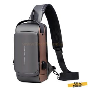 Fashion Crossbody Bag Anti-theft Sling Backpack With Password Lock