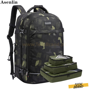 Asenlin 40L Travel Backpack - Flight Approved Water Resistant 17