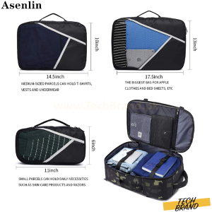 Asenlin 40L Travel Backpack - Flight Approved Water Resistant 17