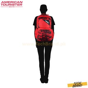 AMERICAN TOURISTER Large 35 L Backpack Doodle 03 Red & Black