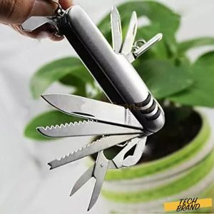 11-in-1 Swiss Army Knife Stainless Steel