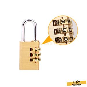 Brass Combination Lock 20mm Small Padlock with Key