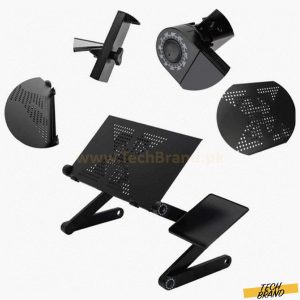 Zigzag 360° Adjustable Laptop Stand with Cooling Fan