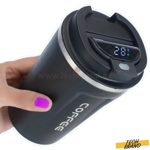 LED Stainless Steel Travel Mug 510ML - Leak Proof, Vacuum Insulated