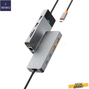 WiWU LINKER A923RPT 9in1 USB-C Adapter