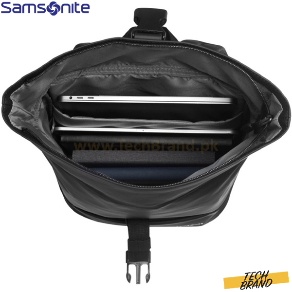 Samsonite New tb 5 Samsonite Vercelli Water Resistant Unisex Flap Backpack fit laptop 13.3 to 14 inch