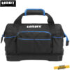 HART 14-inch Hard Bottom Tool Bag, Waterproof Base, 17 Pockets
