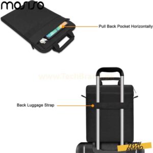 MOSISO Vertical Shoulder Bag (Black)