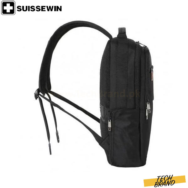 Suissewin 15.6″ Laptop Backpack Black SD6902 Suissewin 15.6″ Laptop Backpack Black SD6902