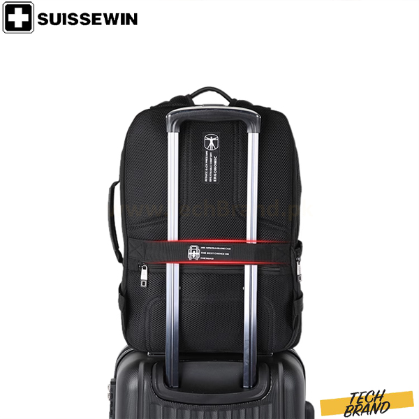 Suissewin 15.6″ Laptop Backpack Grey SD6902 Suissewin 15.6″ Laptop Backpack Grey SD6902