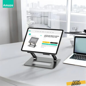 AMAZE LAPTOP AND TABLET ALUMINUM RETRACTABLE STAND | MODEL A528