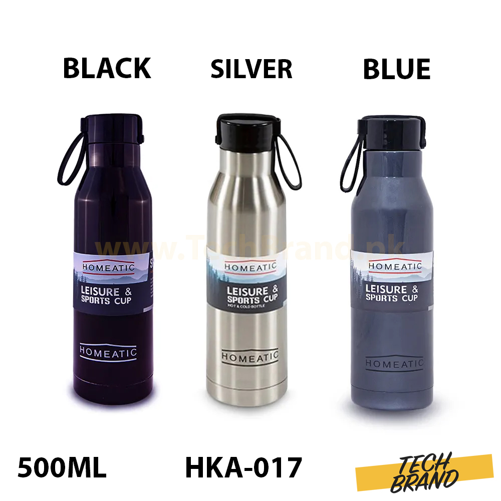 HOMEATIC Steel Water Bottle 500ml (HKA-017) HOMEATIC Steel Water Bottle 500ml (HKA-017)