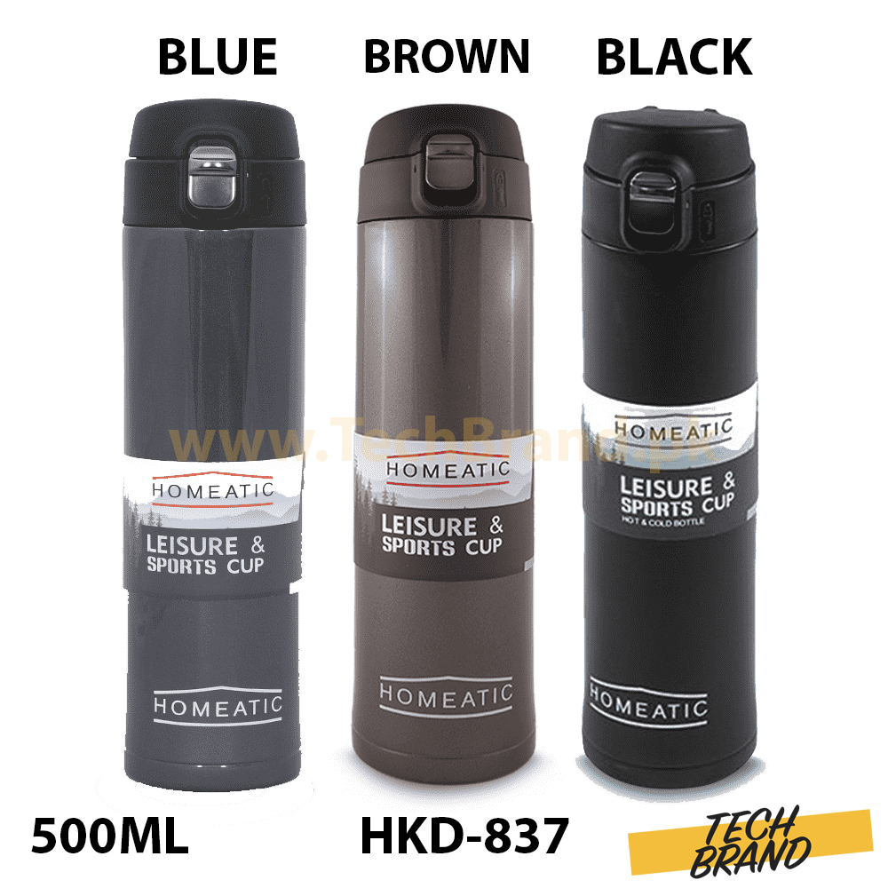 HOMEATIC 500ml Steel Water Bottle (HKD-837) HOMEATIC 500ml Steel Water Bottle (HKD-837)
