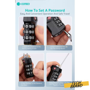 COTECI Cable Padlock TR-005