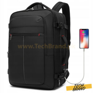 POSO PS-663 17.3" Laptop Backpack Expandable With USB Port