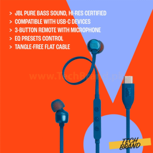 JBL Tune 310C USB-C Wired Earphone
