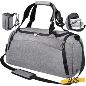 Gym Duffle Bag with Shoes Compartment 40L