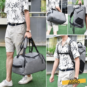 Gym Duffle Bag with Shoes Compartment 40L