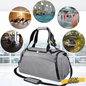 Gym Duffle Bag with Shoes Compartment 40L