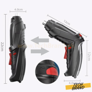 Cordless Electric Screwdriver 47-in-1 Set with LED & Dual Handle