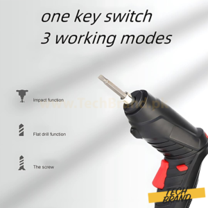 Cordless Electric Screwdriver 47-in-1 Set with LED & Dual Handle