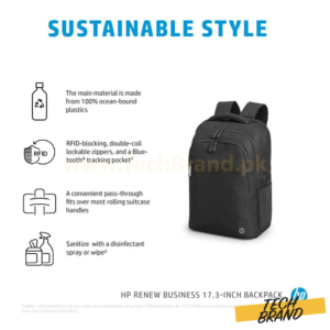 HP Renew Business Backpack for 17.3″ – Black (M55004-001)