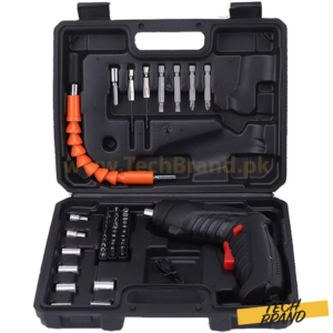 Cordless Electric Screwdriver 47-in-1 Set with LED & Dual Handle