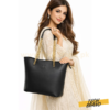 Premium Tote Bag with Gold Chain