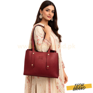Women's Black Leather Tote Bag